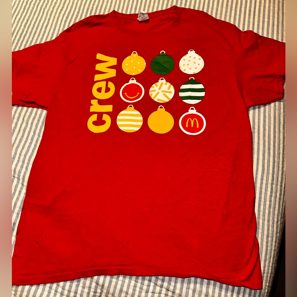 McDonald’s Crew T Shirt Large‎